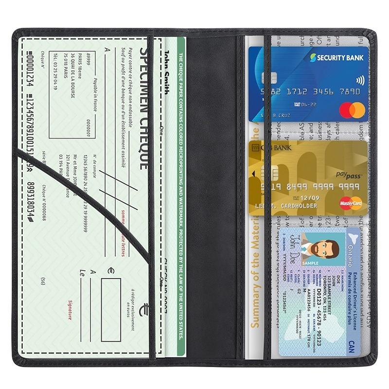 Binder Storage Box - Car Document Wallet Organizer for Insurance