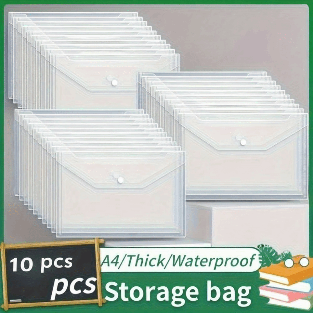 10 Pcs Clear A4 File Folders L – Binder Storage Box Bewertung und Preis