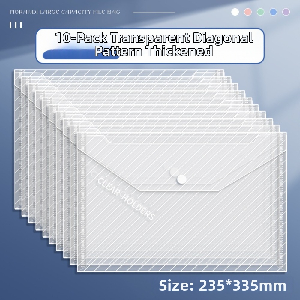 10 Pcs Clear A4 File Folders L – Binder Storage Box Bewertung und Preis