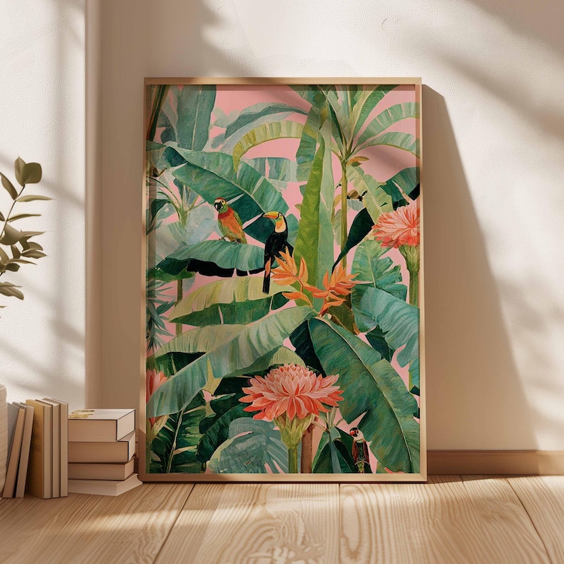 1pc Retro Tropical Canvas Post – Office Furniture Used Bewertung und Preis