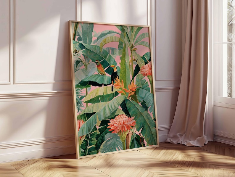1pc Retro Tropical Canvas Post – Office Furniture Used Bewertung und Preis