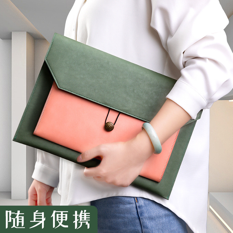 Leather File Bag A4 Paper File – Binder Storage Box Bewertung und Preis
