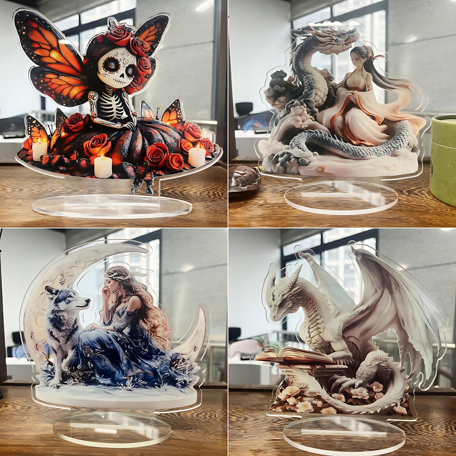 Two Tigers Statue,2D Flat Anim – Office Furniture Used Bewertung und Preis