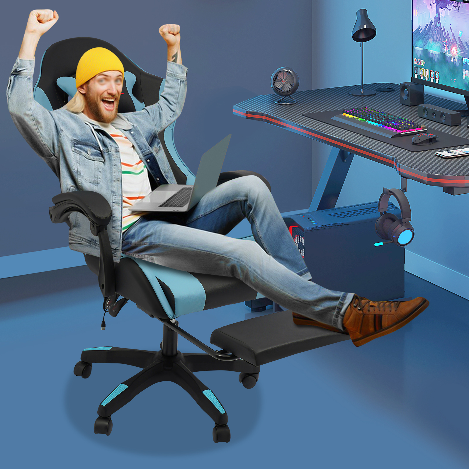 Ergonomic Racing Gaming Chair  – Office Furniture Commercial Bewertung und Preis