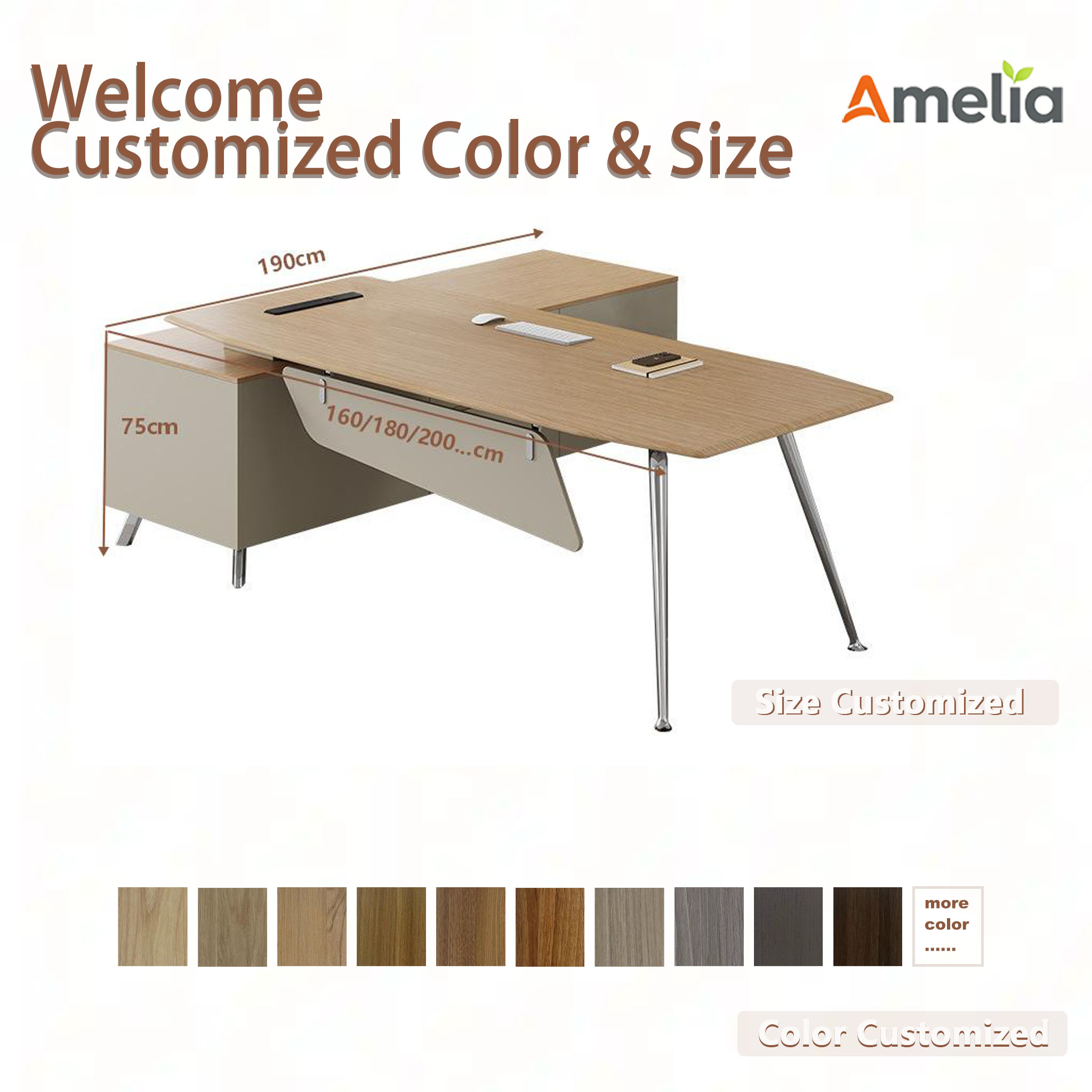 Modern Executive Office Desk S – Office Furniture Commercial Bewertung und Preis