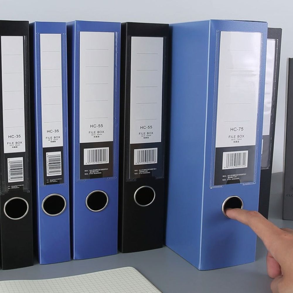 Desktop Black Blue A4 File Fol – Binder Storage Box Bewertung und Preis