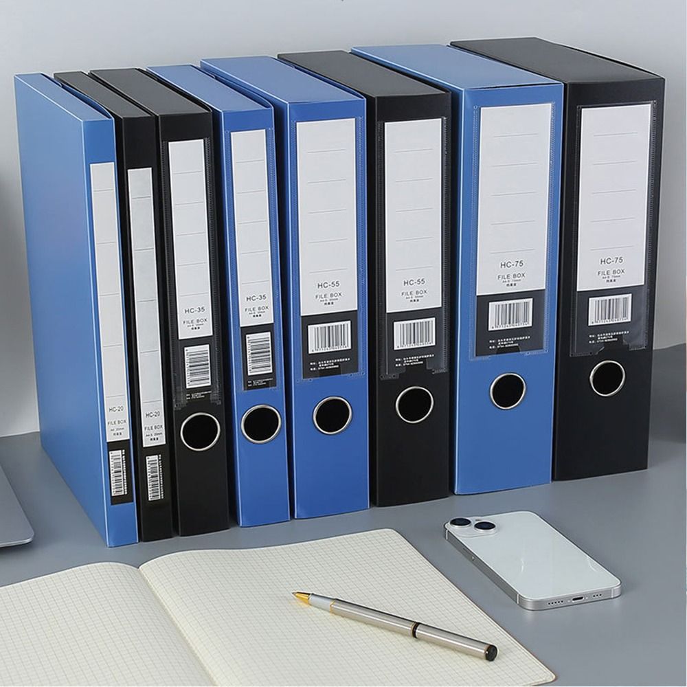 Desktop Black Blue A4 File Fol – Binder Storage Box Bewertung und Preis