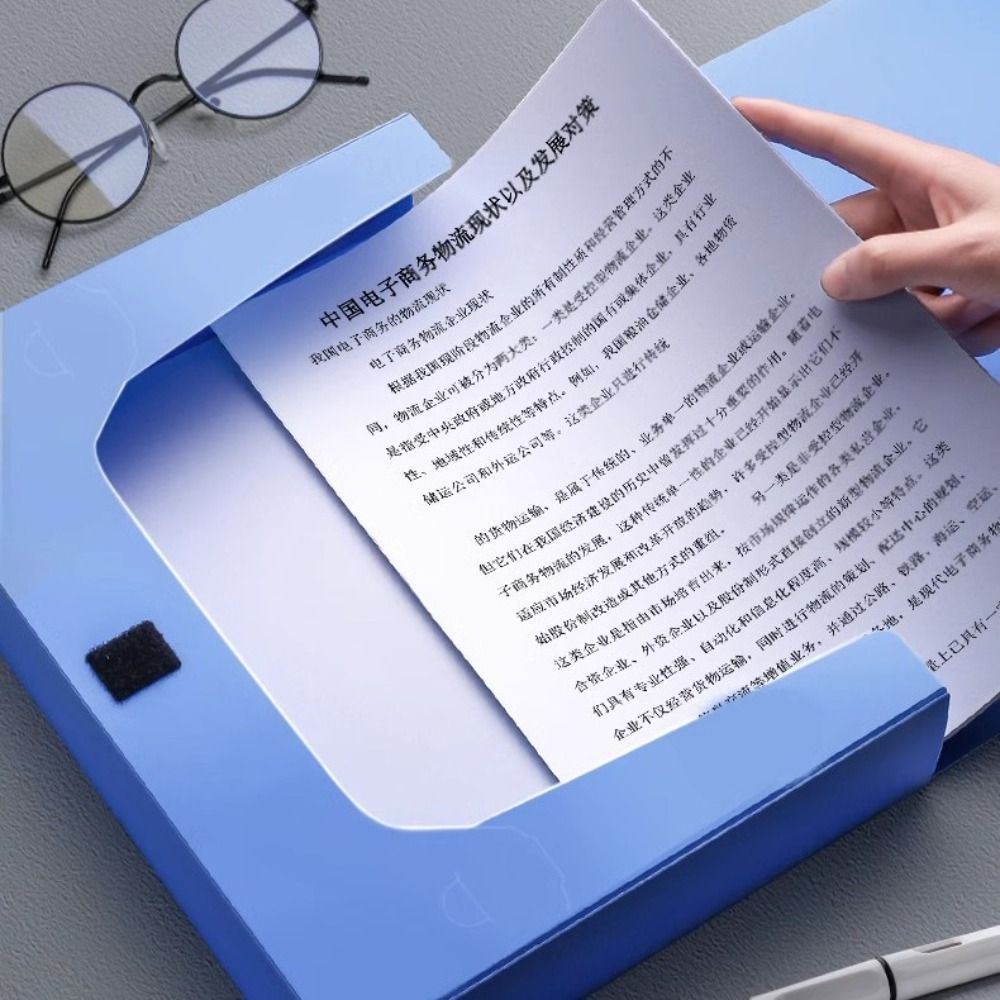 Desktop Black Blue A4 File Fol – Binder Storage Box Bewertung und Preis