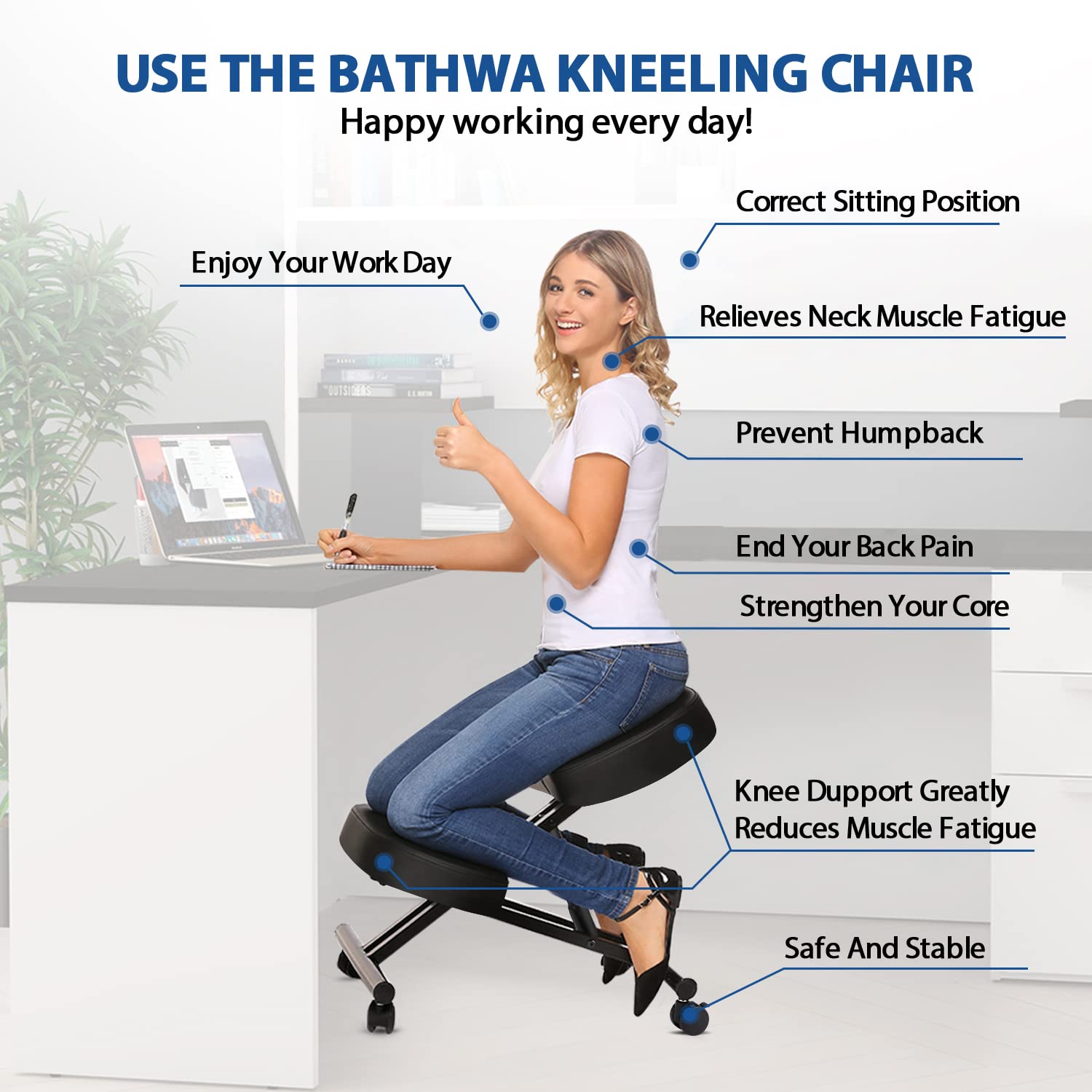 Kneeling Chair Ergonomic for O – Office Furniture Commercial Bewertung und Preis