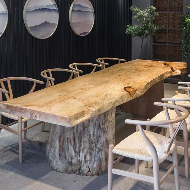 Solid wood large board table,  – Office Furniture Commercial Bewertung und Preis