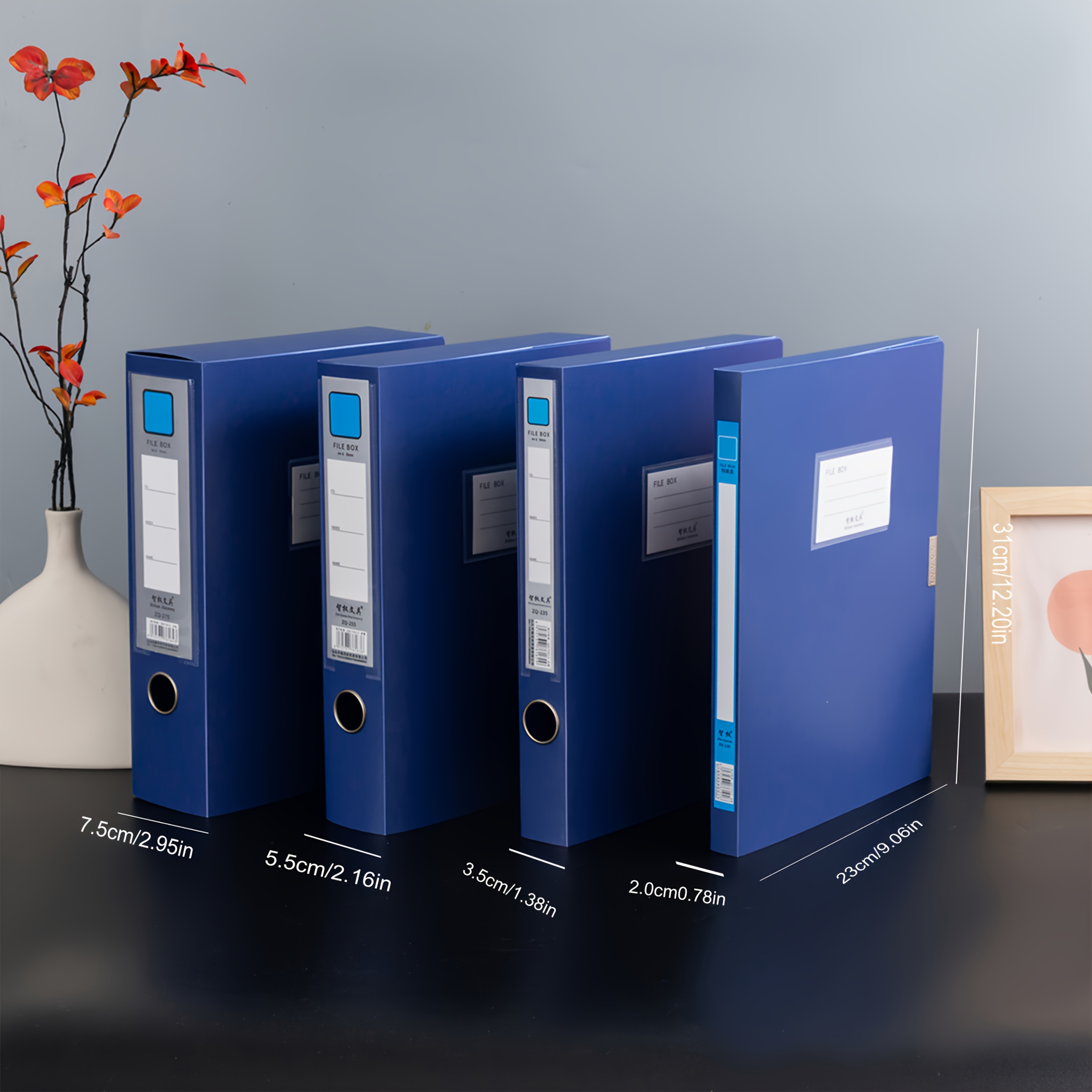 1pcs Foldable A4 File Folders, – Binder Storage Box Bewertung und Preis