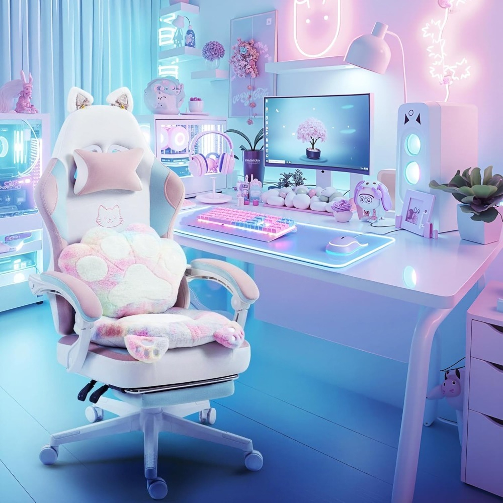 Gaming Chair Cute with Cat Ear – Office Furniture Ergonomic Bewertung und Preis