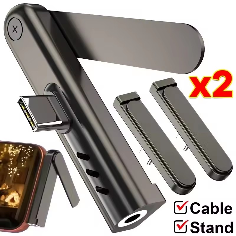 2/1PCS Portable USB C To 3.5mm – Mobile Pedestal Cabinet Bewertung und Preis