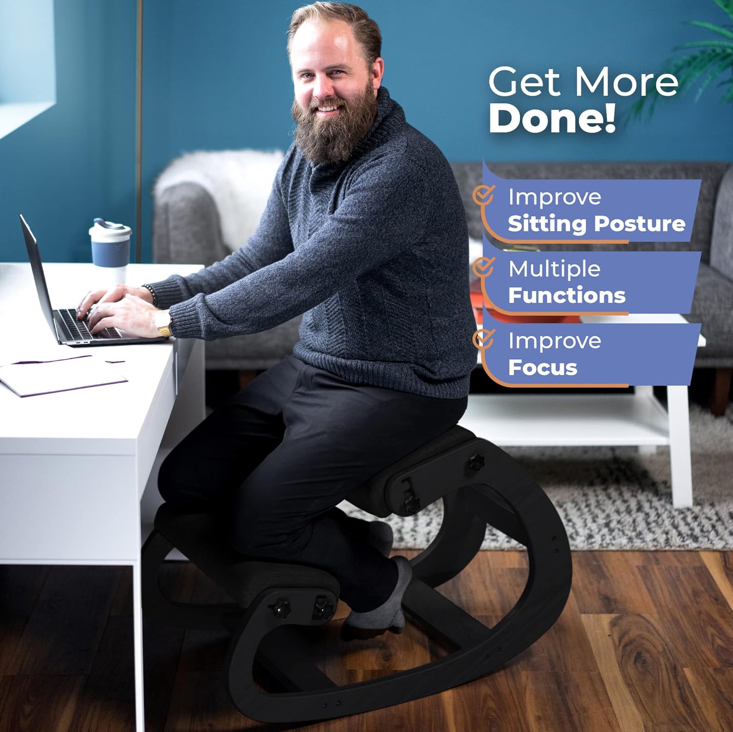 Ergonomic Wooden Kneeling Chai – Office Furniture Commercial Bewertung und Preis