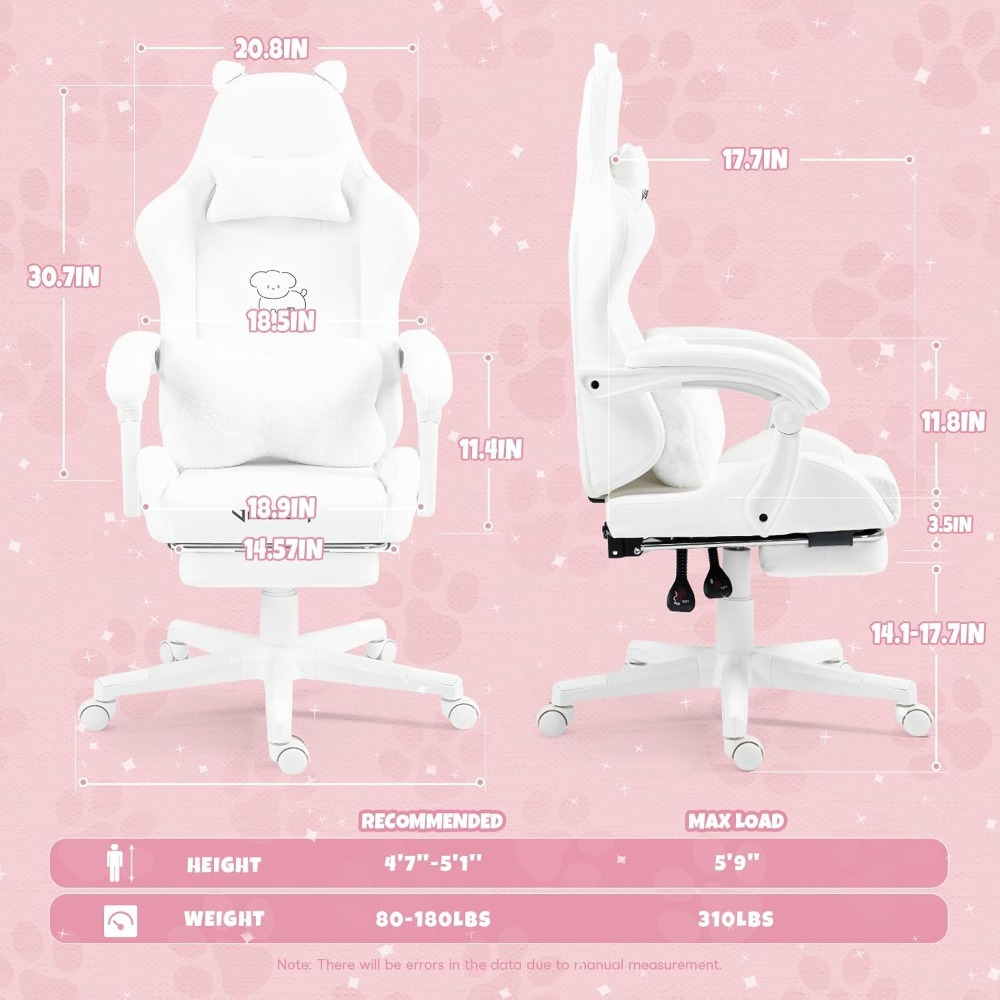 Cute Gaming Chair with Lumbar  – Office Furniture Ergonomic Bewertung und Preis
