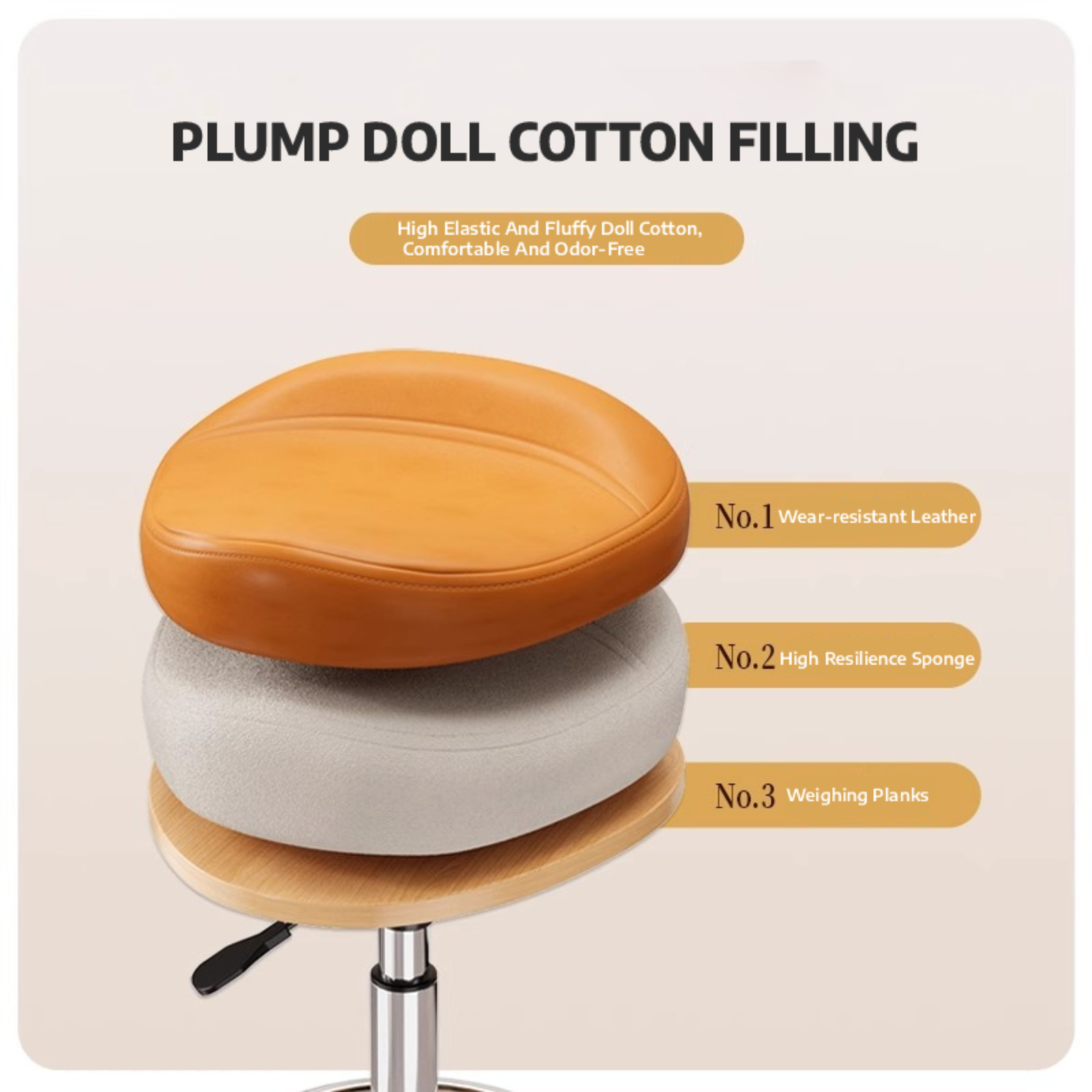 Saddle Stool Rolling Swivel SP – Office Furniture Ergonomic Bewertung und Preis