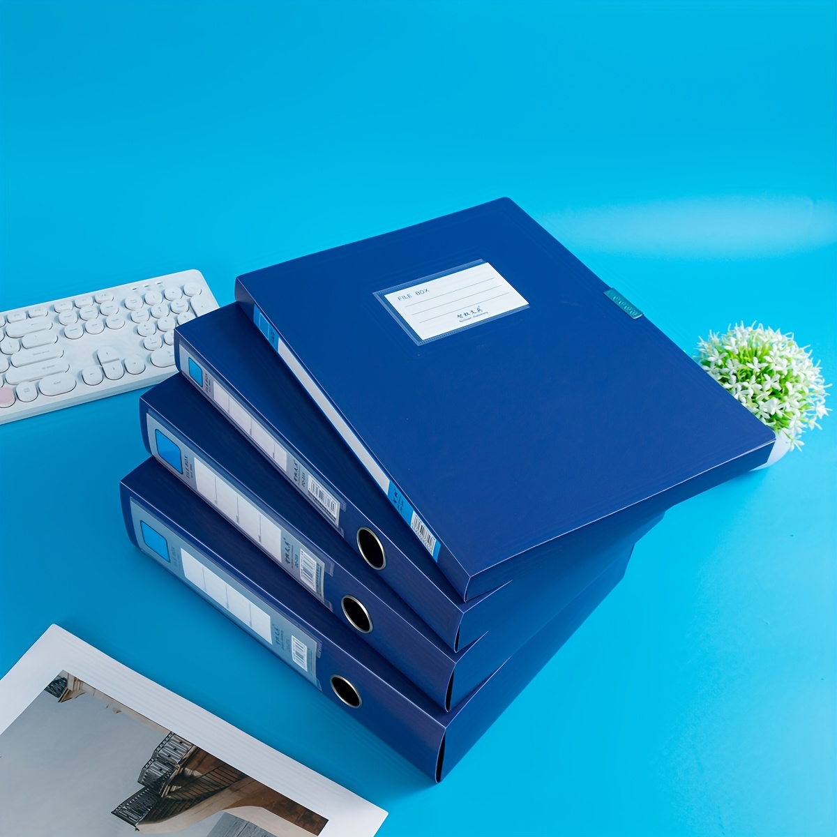 1pc/5pcs Durable A4 Plastic Fi – Binder Storage Box Bewertung und Preis