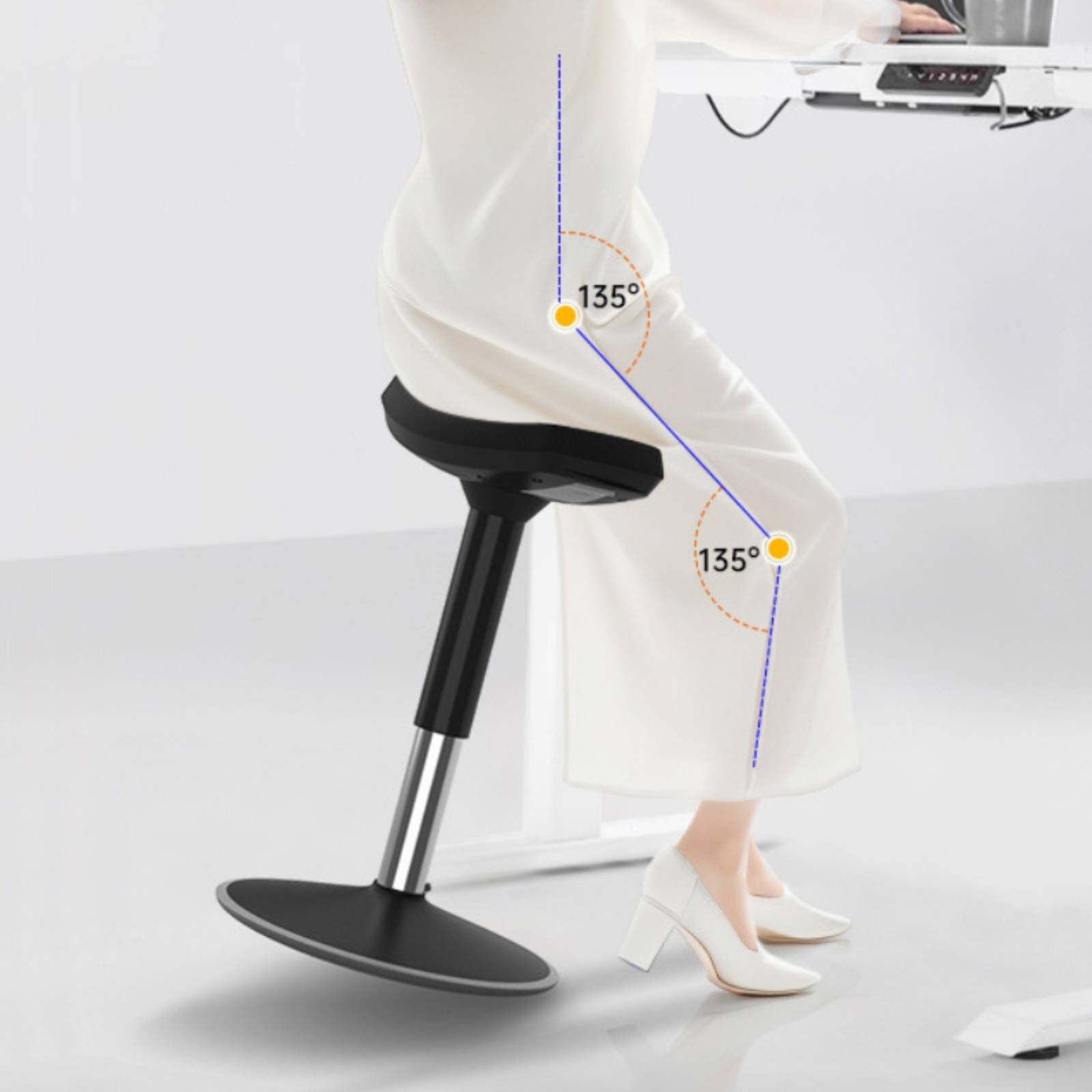 Saddle Stool Comfortable Long  – Office Furniture Commercial Bewertung und Preis