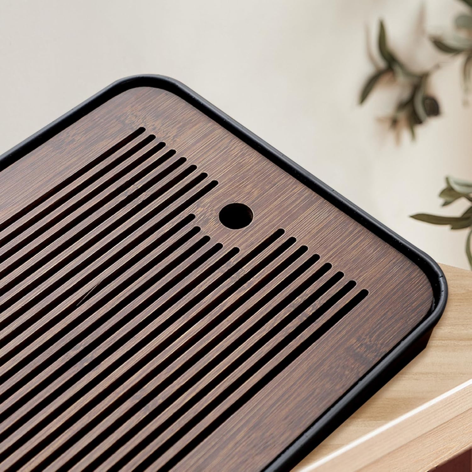 Natural Bamboo Tea Tray with H – Office Furniture Used Bewertung und Preis