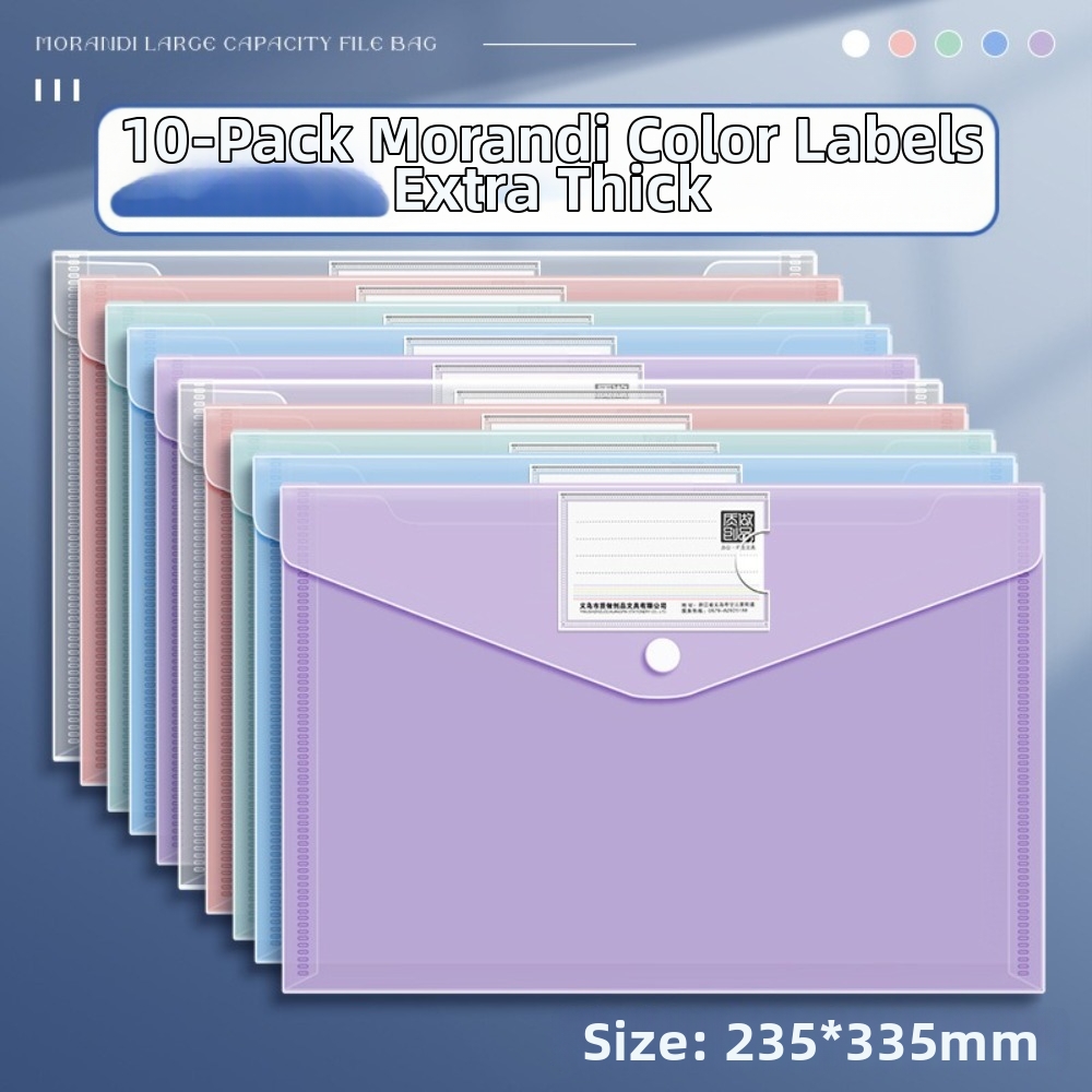 10 Pcs Clear A4 File Folders P – Binder Storage Box Bewertung und Preis