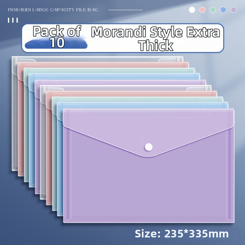 10 Pcs Clear A4 File Folders P – Binder Storage Box Bewertung und Preis